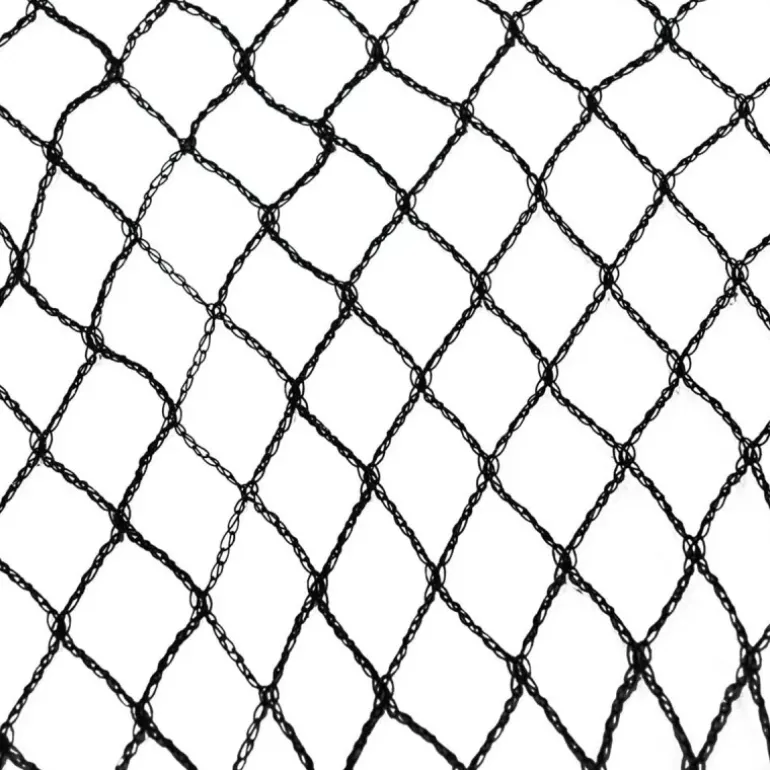 Filet de Protection 10x10m à Maille Hexagonale 35mm - Polyéthylène Anti-UV Noir