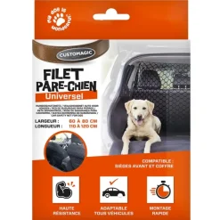 Filet pare chien universel 60-80cm/110-120cm sécurité auto