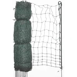 Filet poule électrique vert H110 cm Longueur 25 m double pointe