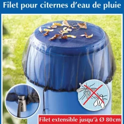 Filet pour citerne d'eau de pluie