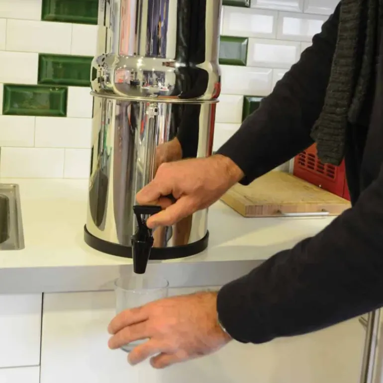 Filtre à eau à gravité British Berkefled 8,5L 2 cartouches