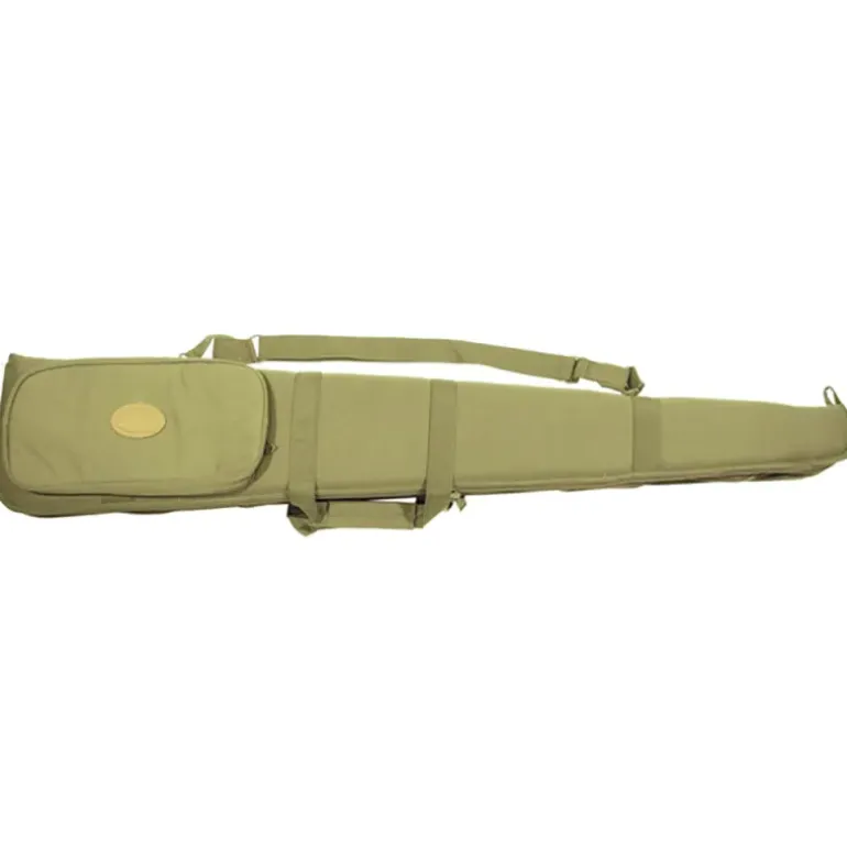 Fourreau double carabine 117 cm – toile verte robuste avec bretelle