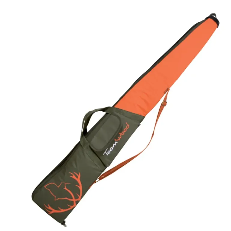 Fourreau fusil et carabine polyester orange kaki 120-130cm