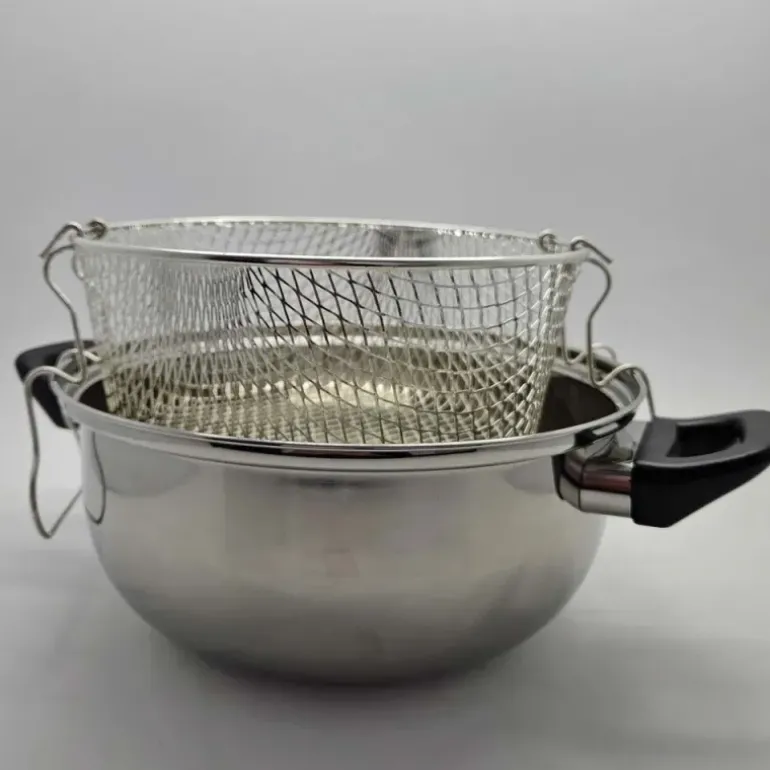 Friteuse en acier inoxydable