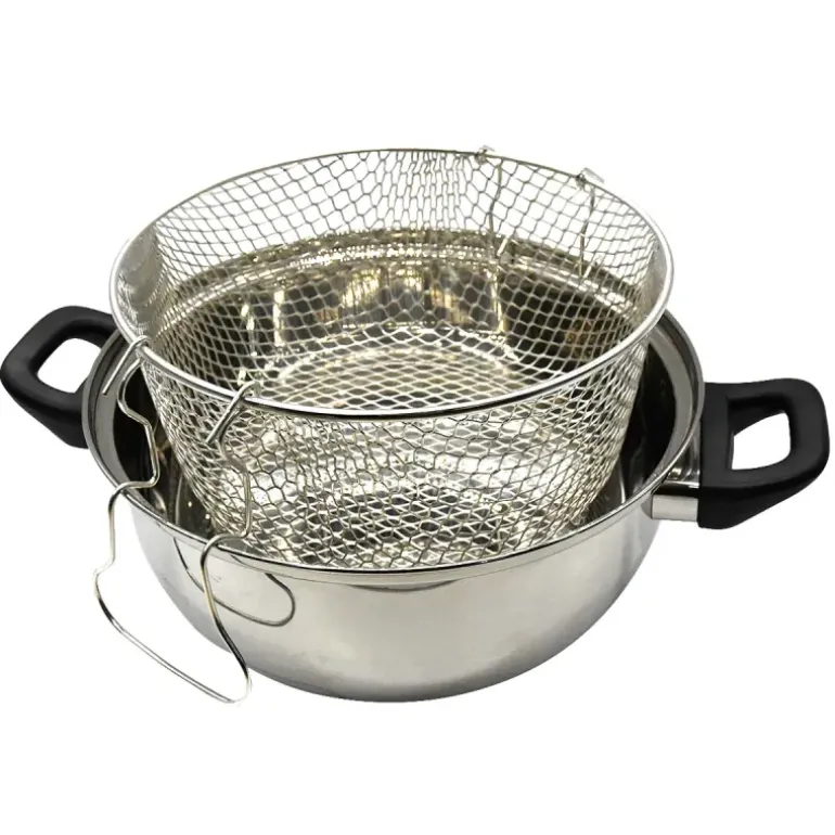 Friteuse en acier inoxydable