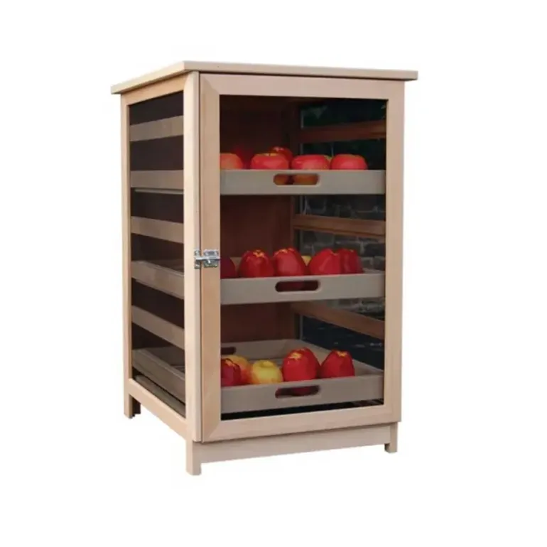 Fruitier & Légumier en Bois 3 Tiroirs - 50x59x81cm