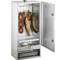 Fumoir F85 en acier aluminisé avec porte H 85 x L 39 x P 28 cm