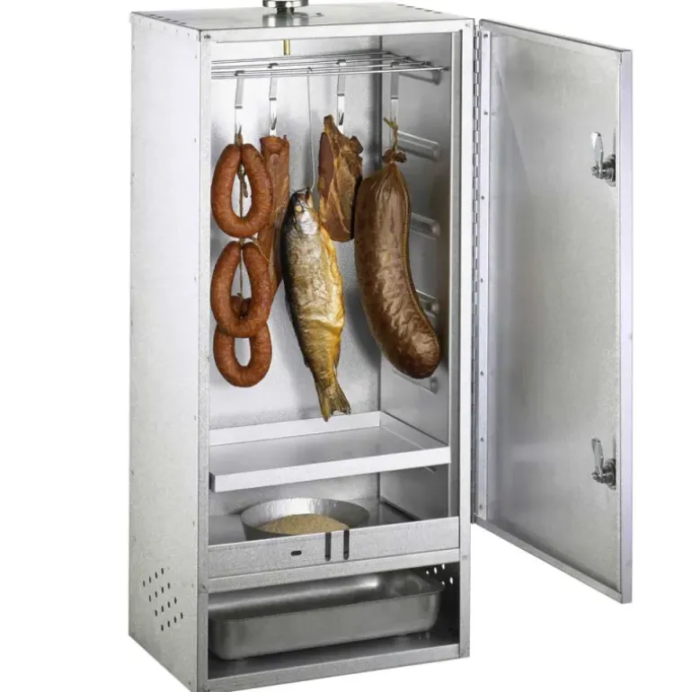 Fumoir F85 en acier aluminisé avec porte H 85 x L 39 x P 28 cm