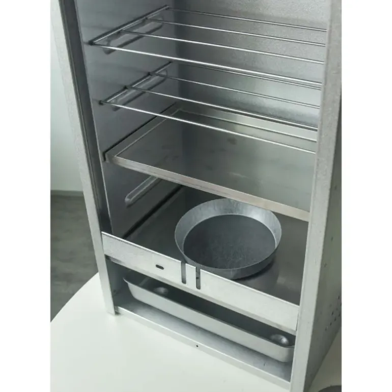 Fumoir viande et poisson H75 cm acier aluminisé porte coulissante