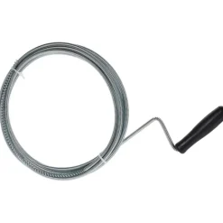 Furet de Nettoyage pour Canalisation 3m - Métal avec Poignée