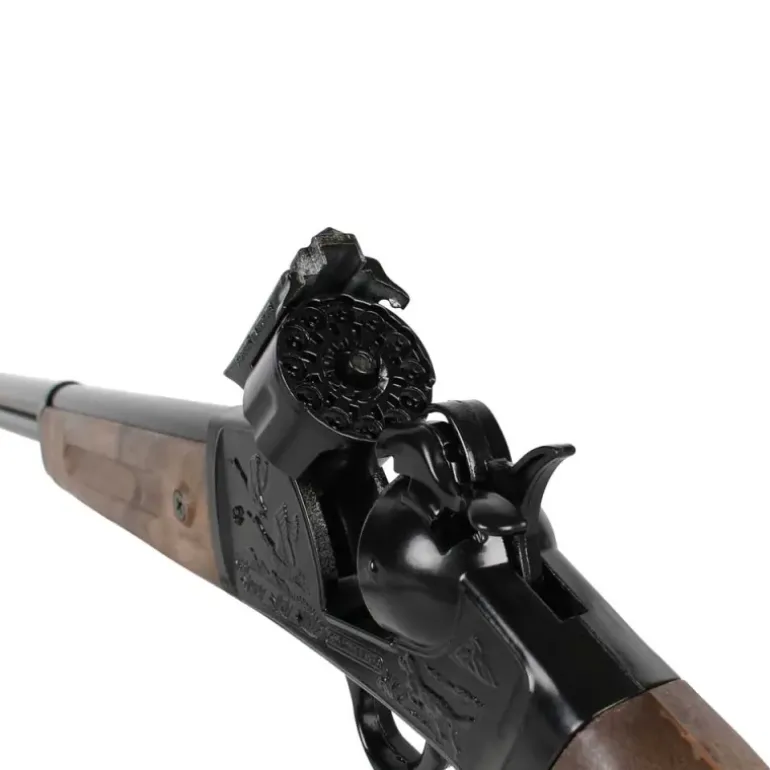 Fusil Cowboy Rifle Enfant Barillet 12 Coups noir