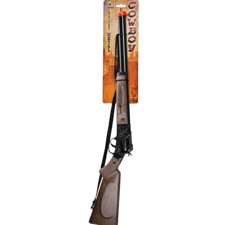 Fusil Cowboy Rifle Enfant Barillet 12 Coups noir