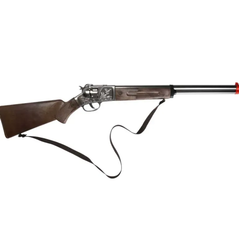 Fusil Cowboy Rifle Enfant Barillet 12 Coups métal
