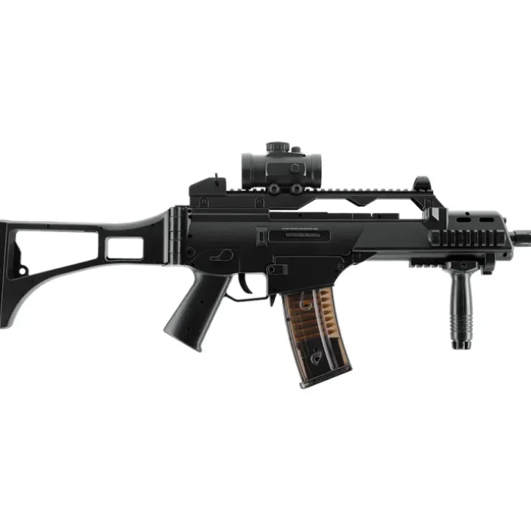 Fusil électrique G36 C BBS 40 coups 6mm auto 0.5J + silencieux
