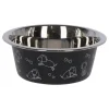 Gamelle en acier inoxydable pour chiens à longues oreilles 4 000 ml