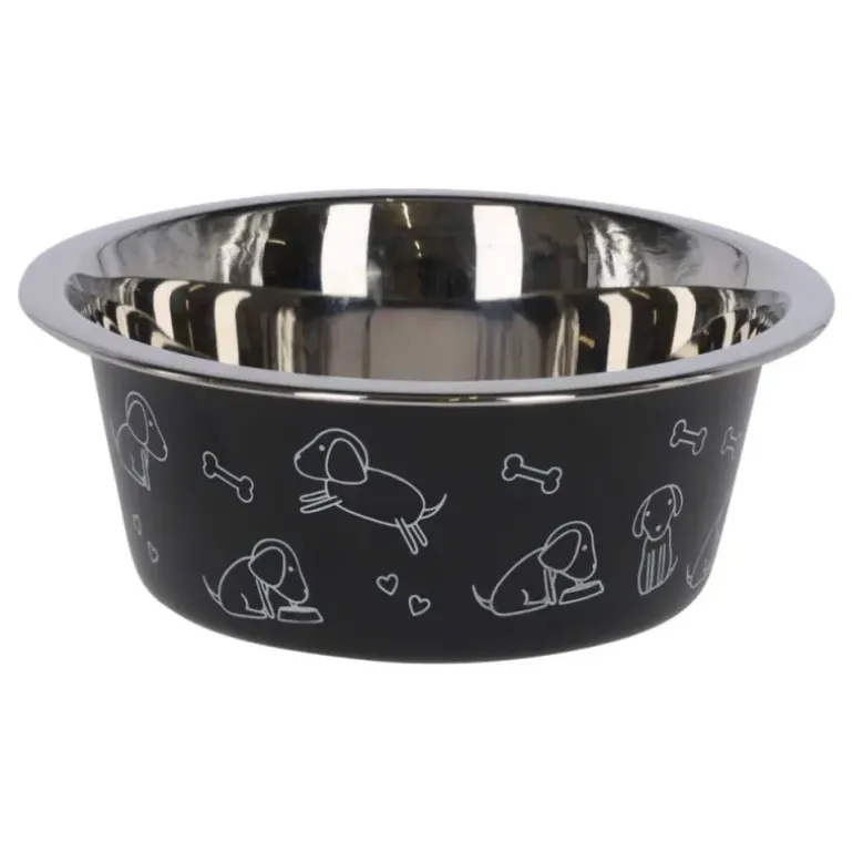Gamelle en acier inoxydable pour chiens à longues oreilles 4 000 ml