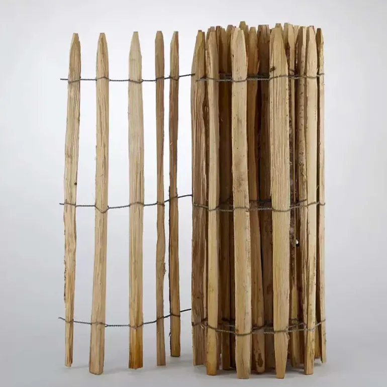 Ganivelle en Châtaignier Certifié PEFC - 10m x 1m - Espacement 6-7 cm