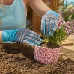 Gant de jardinage Gardena® - Bleu/Gris - Tactile & Antidérapant