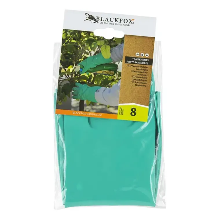 Gants de jardin Phyto - Protection en nitrile vert - Black Fox