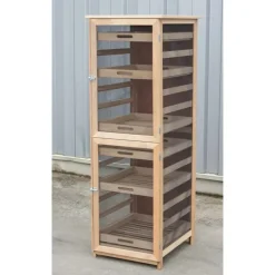 Garde manger fruitier/ légumier en hêtre hauteur 150 cm