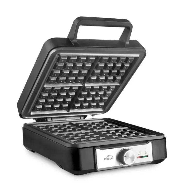 Gaufrier LACOR Gante - 1400W - Gaufres 20x20 cm - Revêtement anti-adhésif