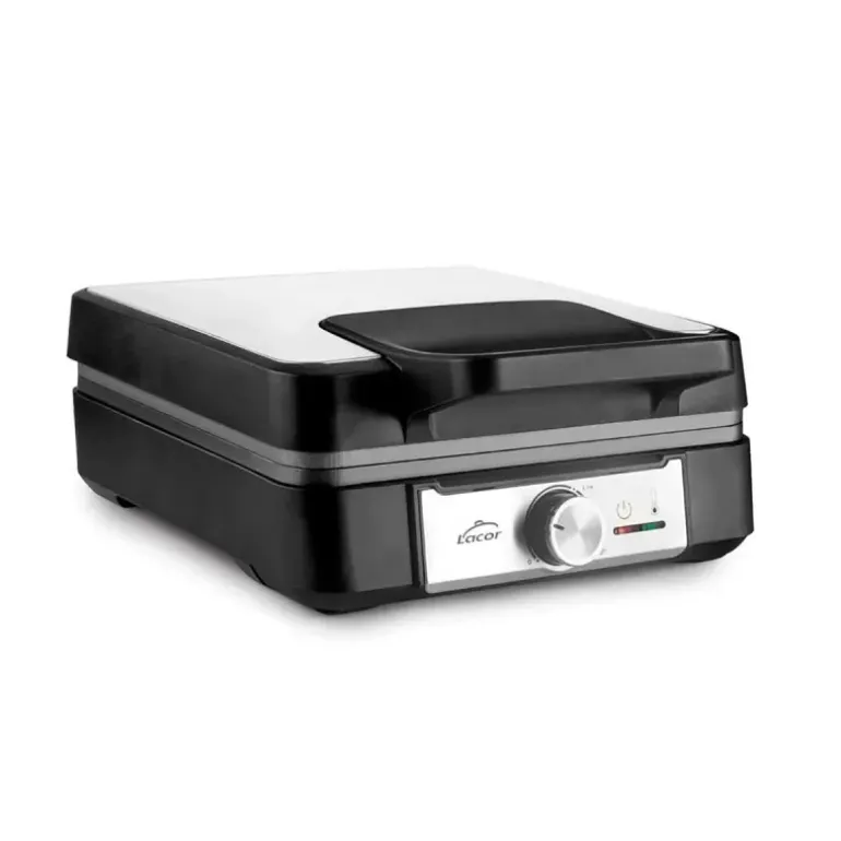 Gaufrier LACOR Gante - 1400W - Gaufres 20x20 cm - Revêtement anti-adhésif