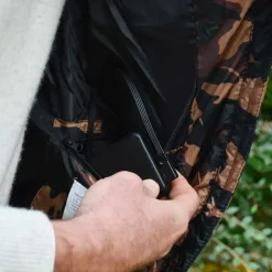 Gilet chauffant fibre polyester et carbone camo CE M à 3XL