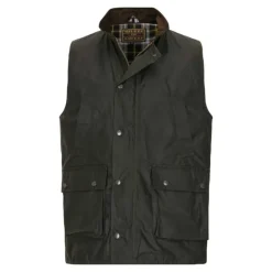 Gilet Walker and Hawkes Winchester Vert Coton Ciré