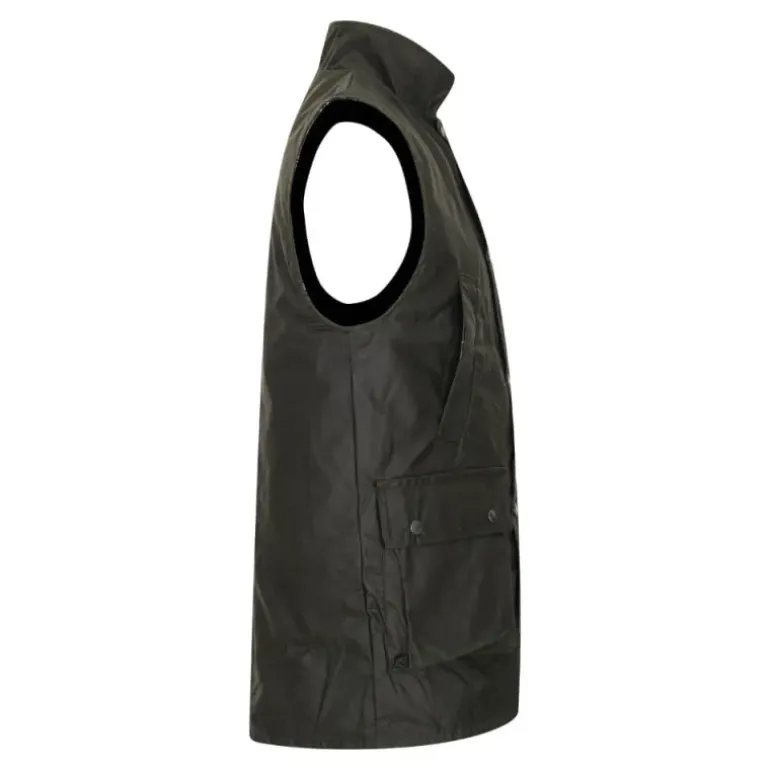 Gilet Walker and Hawkes Winchester Vert Coton Ciré
