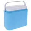Glacière 10L Bleue - Intérieur Blanc - Plastique Rigide
