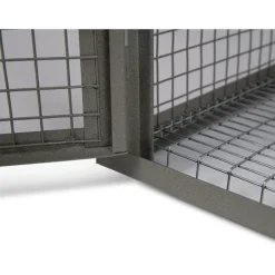 Grand poulailler métal galvanisé 3/4 poules 200X80X120 cm