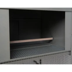 Grand poulailler métal galvanisé 3/4 poules 200X80X120 cm