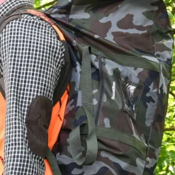 Grand sac de Chasse 3 poches extérieures camo 70L