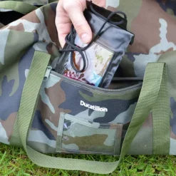 Grand sac de Chasse 3 poches extérieures camo 70L