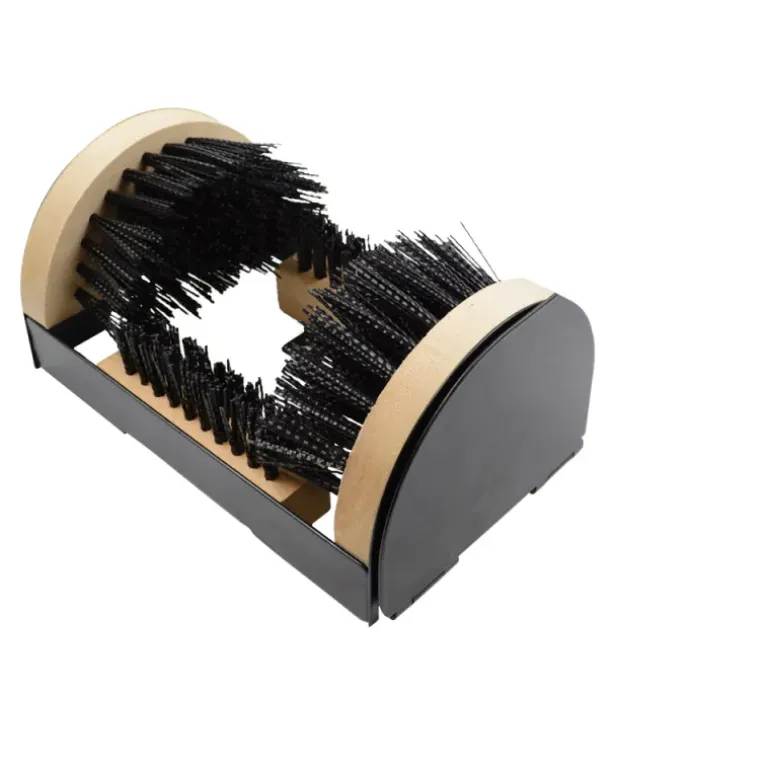 Gratte bottes 4 brosses nylon rigide 23x15cm + repose bien