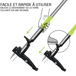 Griffe d’arrache-herbe manuelle aluminium 98 cm