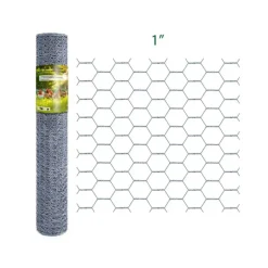 Grillage hexagonal galvanisé maille 25mm - Hauteur 1m - Longueur 10m