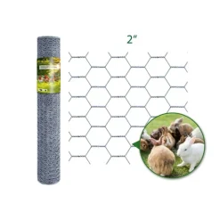 Grillage Hexagonal Galvanisé - Maille 50mm - Hauteur 1,5m - Rouleau 25m