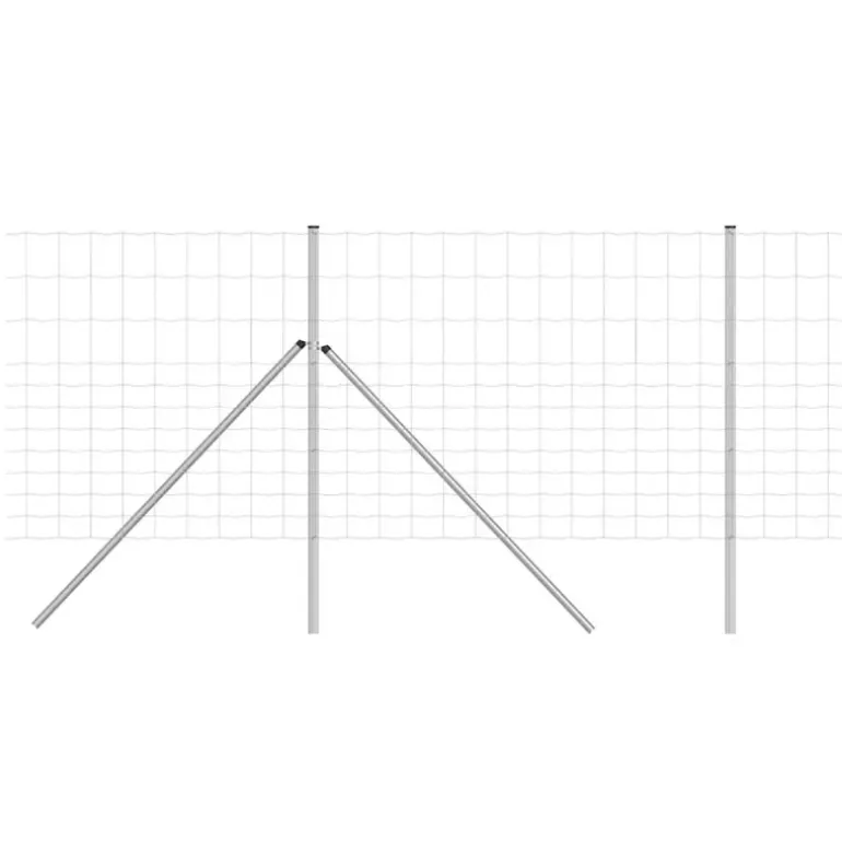 Grillage Rempart Lourd Galvanisé 1,4m x 50m - Mailles Progressives 15cm