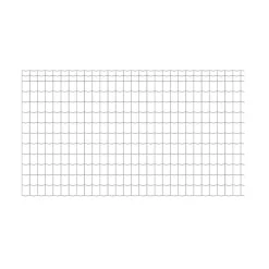 Grillage rouleau galvanisé PVC 1,50m x 20m - Maille 75x100mm Ø2,1mm