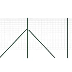 Grillage rouleau galvanisé PVC 1,50m x 20m - Maille 75x100mm Ø2,1mm