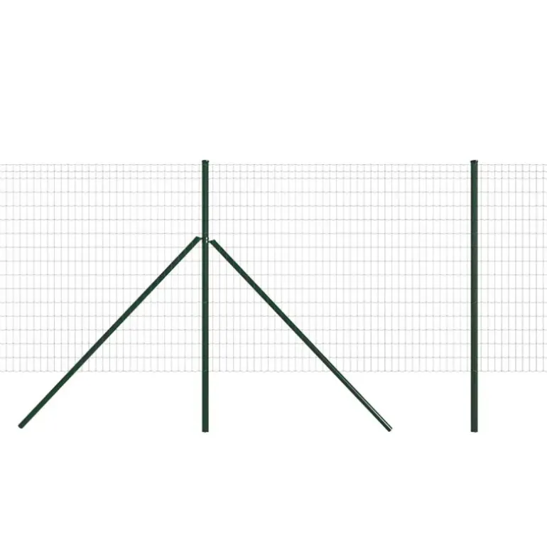 Grillage soudé PVC 1,20x20m - Maille 5x10cm - Fil Ø2,5mm