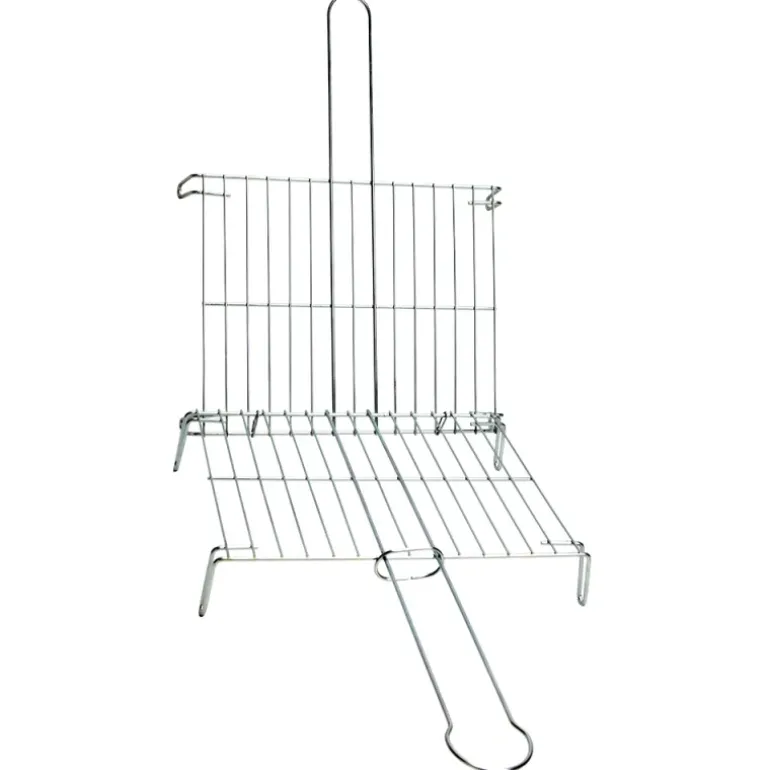 Grille double galvanisé deux volets acier zinc 45x50 cm