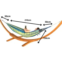 Hamac 2 places Bali - Confort & Style pour Extérieur 320x160cm