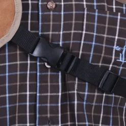 Harnais amortisseur de recul en cuir pour fusil – Droitier