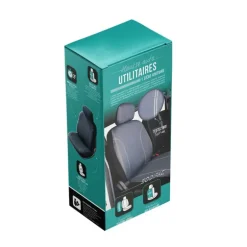 Housse conducteur utilitaire 2 parties avec appui-tête - siège avant