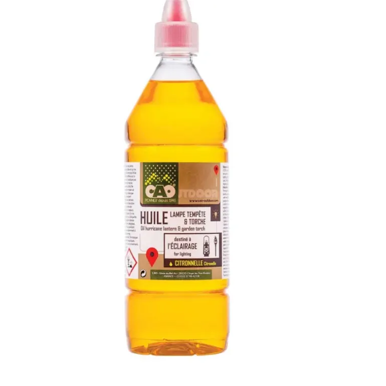 Huile citronnelle pour lampe à pétrole 1L