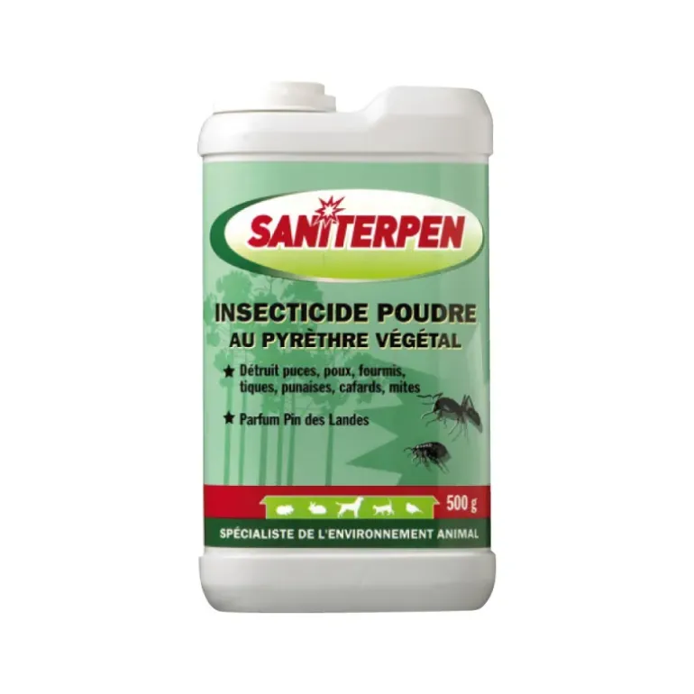 Insecticide poudre pyrèthre végétal 250g Saniterpen