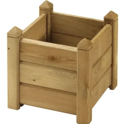 Jardinière carrée bois 30x30 / H 30 cm