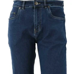 Jeans coupe droite Andrew 5 poches coton bleu moyen 40 à 54